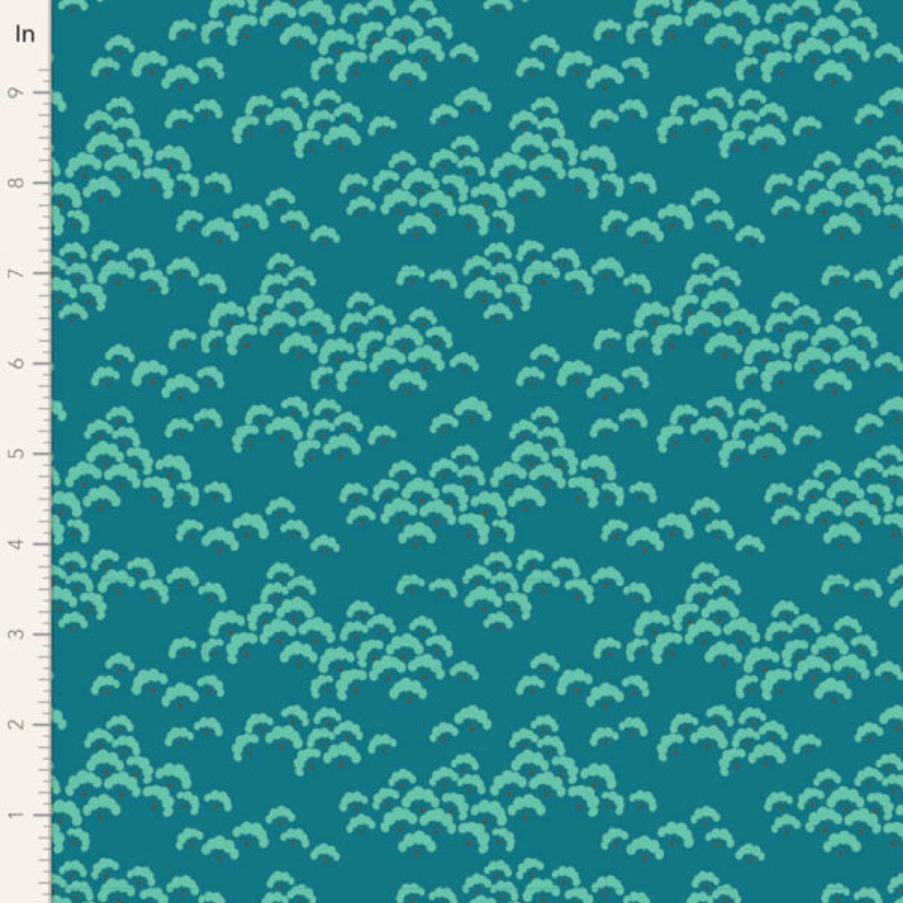 Tilda Patchwork Stoff Baumwolle - Bloomsville Cottonbloom Petrol